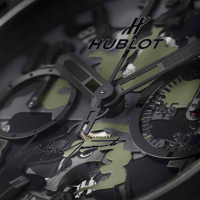 HUBLOT X 山本耀司Big Bang限量迷彩腕表｜以迷彩贯穿全表设计-复刻表