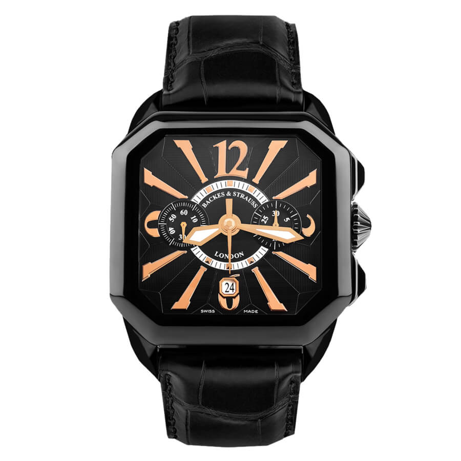 为什么43毫米表径的Backes & Strauss Berkeley黑夜骑士手表是坚韧优雅的缩影-复刻表