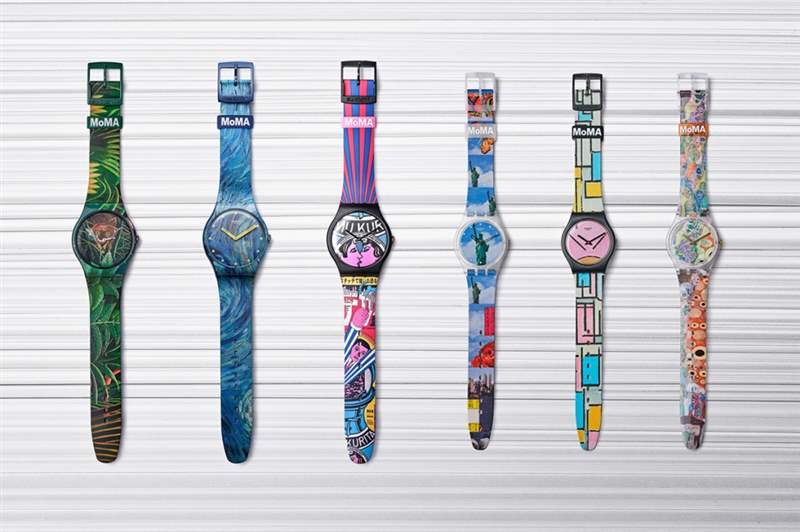 腕表就是一种当代艺术︱Swatch联承MoMA推出特别版腕表!-复刻表