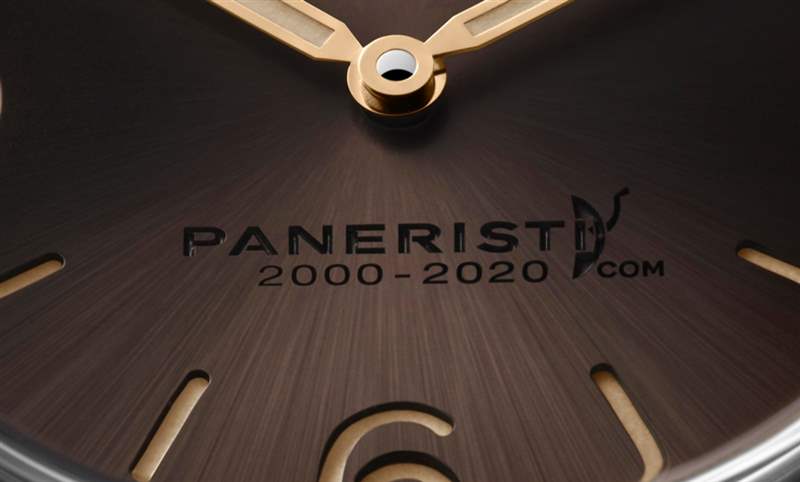 好个古早味！沛纳海推出棕面Radiomir Venti向Paneristi.com 20周年致意-复刻表