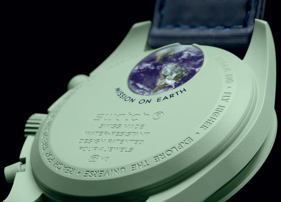 斯沃琪+欧米茄联名：生物陶瓷超霸月亮手表样本-复刻表