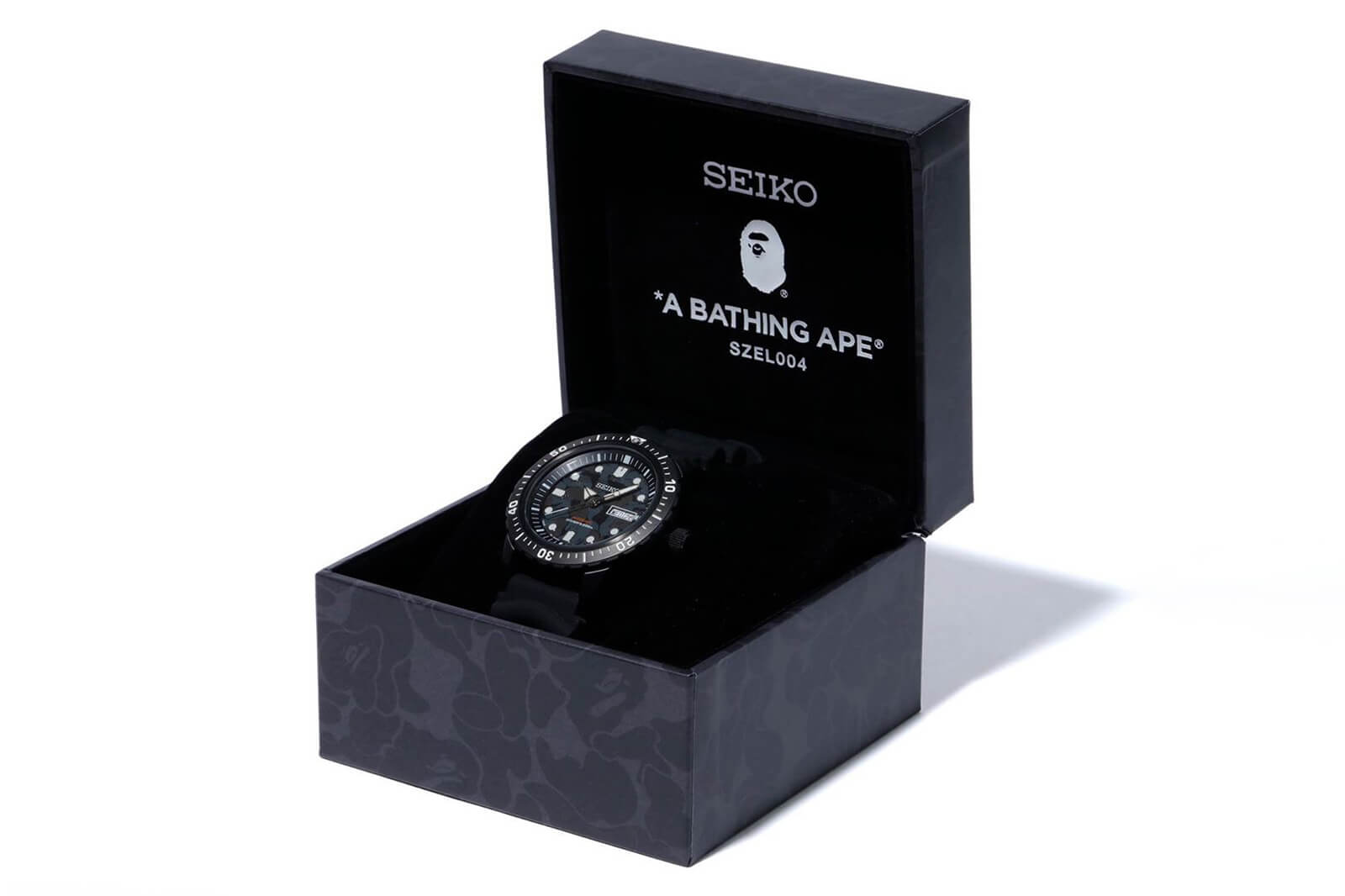 精工联名款BAPE x Seiko ABC 迷彩机械潜水表-复刻表
