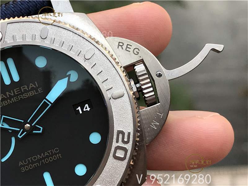 VS厂复刻沛纳海985腕表做工评测,钛金属沛纳海985vs厂-复刻表