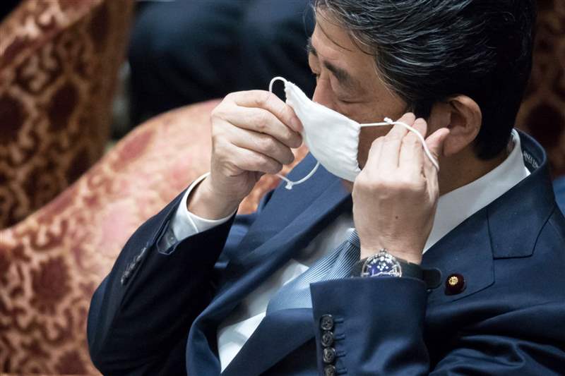 媒體不是補捉安倍晉三佩戴哪款腕錶（Getty Images）