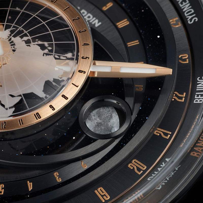 从上帝视角看天文奥秘！雅典表Blast月之狂想世界时区腕表-复刻表