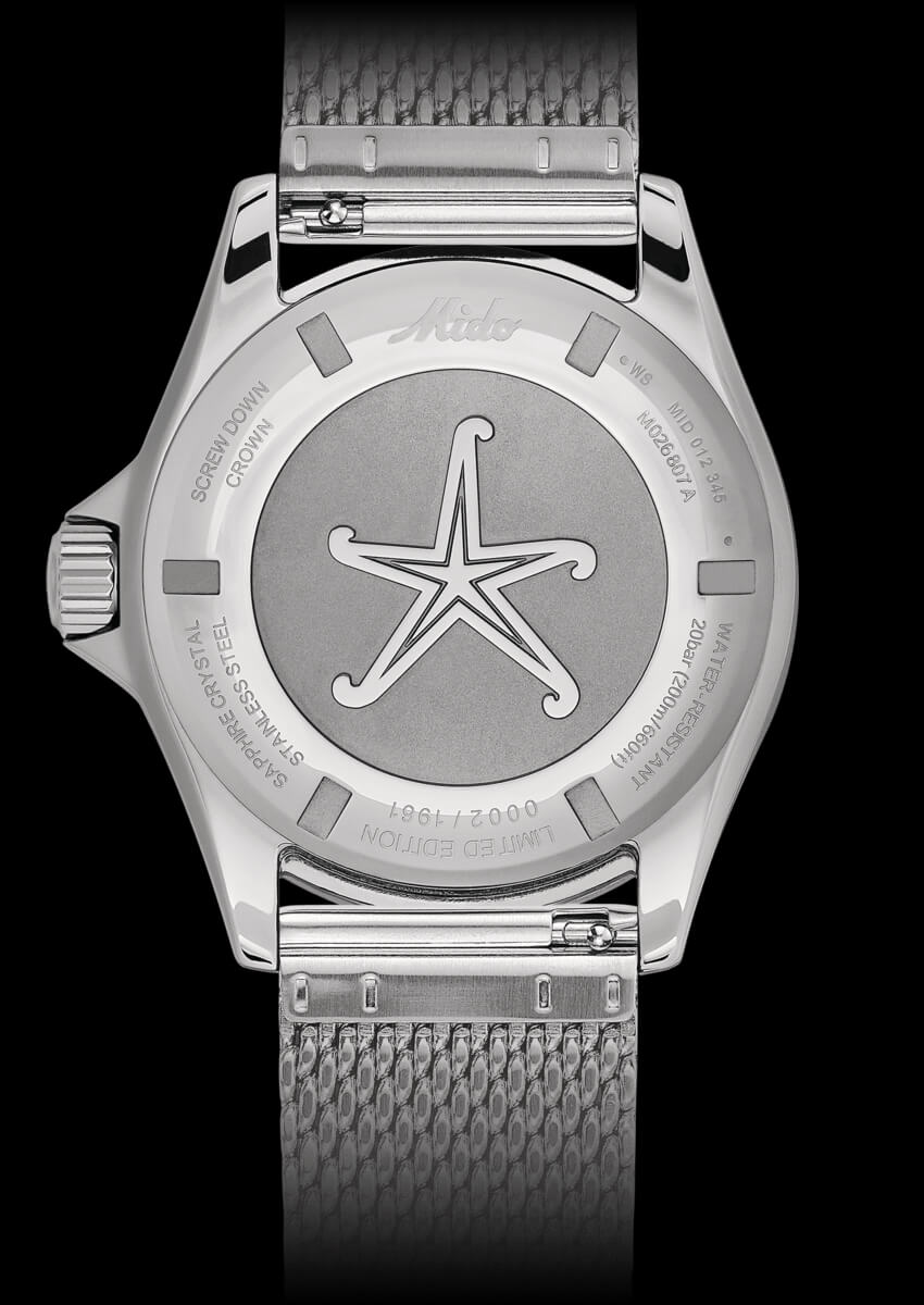 Mido海洋之星减压计时器1961「梦幻彩色圈」-复刻表