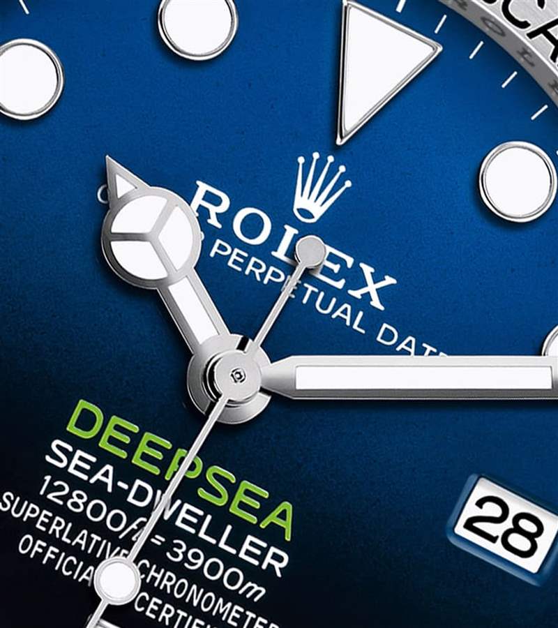 镜面加上了防反光涂层，让面盘上的资讯看起来更清晰。 （Rolex）