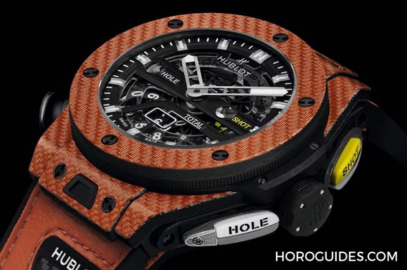 HUBLOT - 橘色、超轻量、可计杆数，Hublot Big Bang Unico高尔夫球表新色亮相