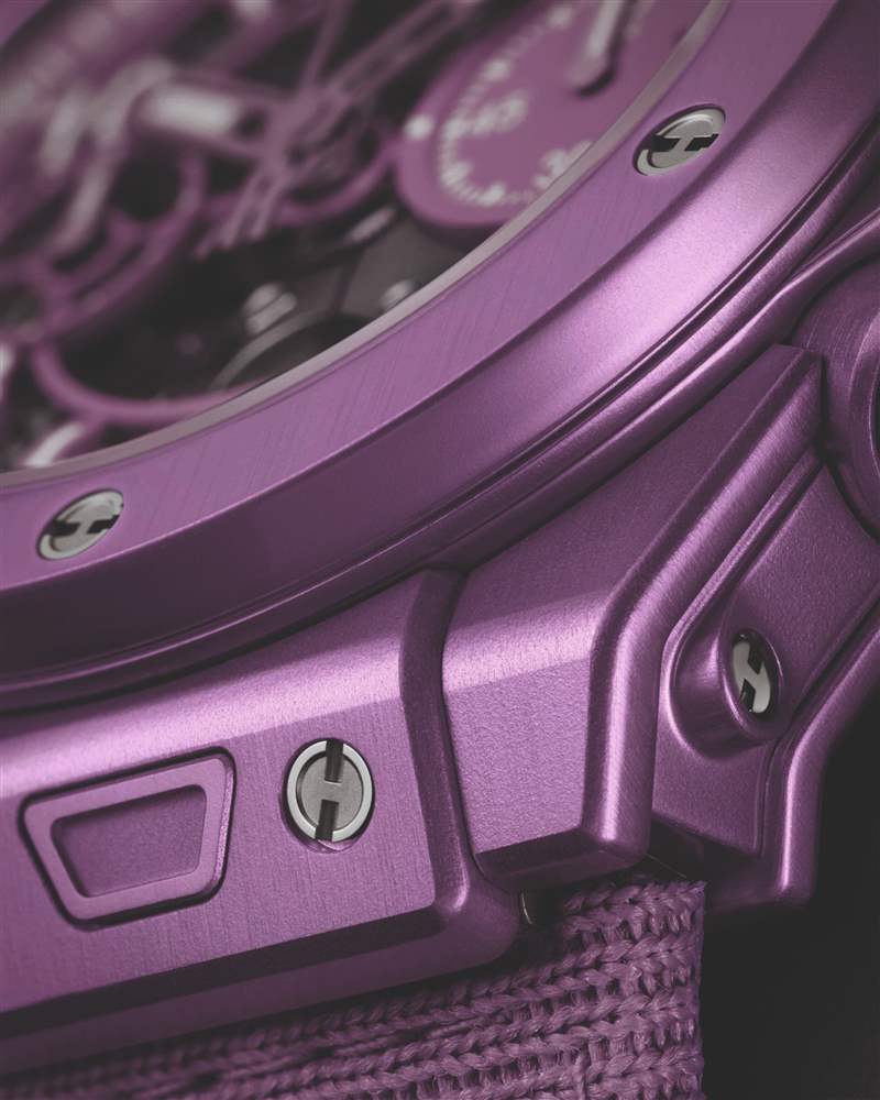HUBLOT紫色狂迷延续为夏日活力而设计的最新BIG BANG UNICO-复刻表