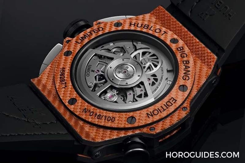 HUBLOT - 橘色、超轻量、可计杆数，Hublot Big Bang Unico高尔夫球表新色亮相