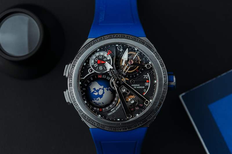 高珀富斯GMT地球月相计时多功能运动手表-复刻表