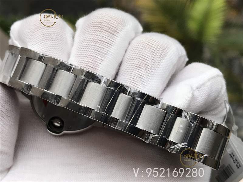 V6厂蓝气球-V6厂卡地亚蓝气球33mm机械女表复刻做工怎么样-复刻表