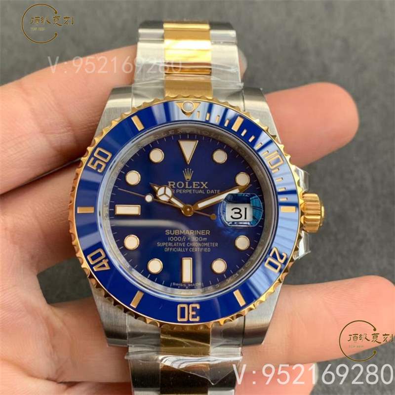 VS厂劳力士间金蓝水鬼116613LB-97203复刻表3135机芯版本做工怎么样-复刻表