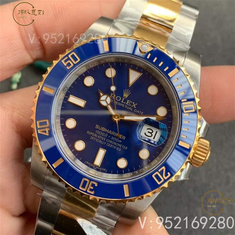 VS厂劳力士间金蓝水鬼116613LB-97203复刻表3135机芯版本做工怎么样-复刻表