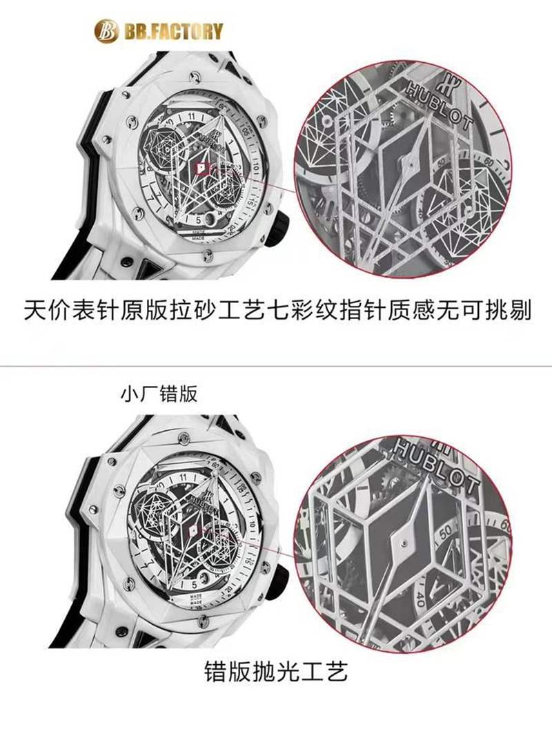 怎么分辨真正BBF厂宇舶恒宝陶瓷刺青二代复刻手表-复刻表