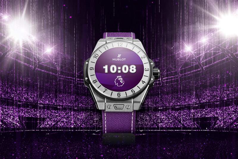 宇舶Big Bang E超级联赛足球定制紫色腕表-复刻表