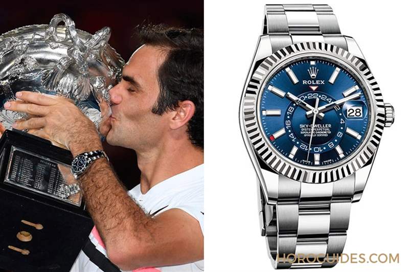 ROLEX - 回顾那些高光时刻，Roger Federer费德勒与Rolex偕伴20年