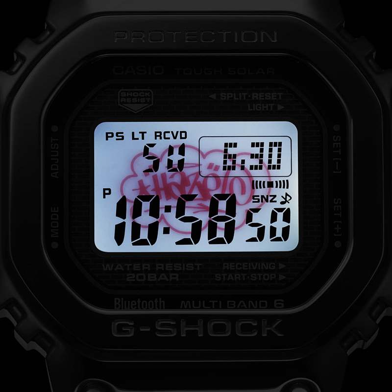 G-SHOCK x Eric Haze 限量版上的字迹。