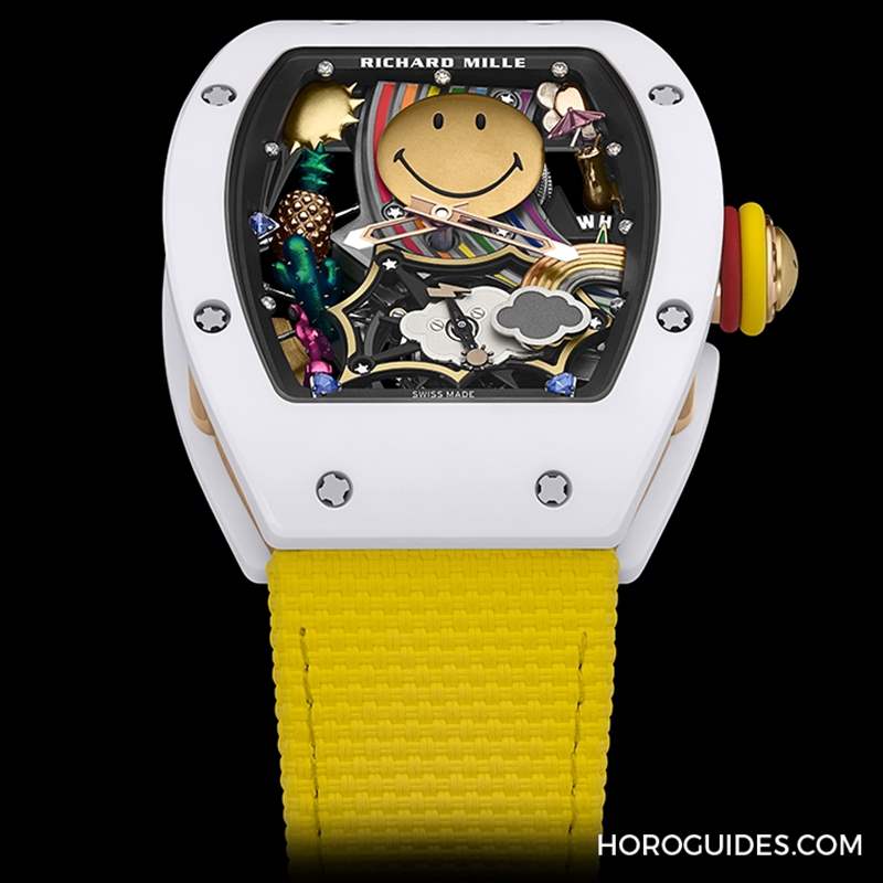 RICHARD MILLE - Richard Mille少见乐园化的一面！ RM 88 Smiley自动上链陀飞轮腕表