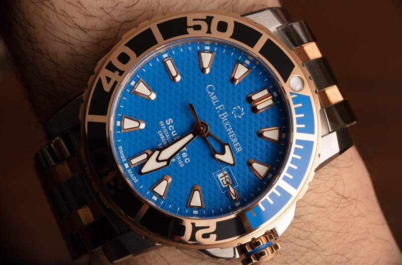Carl F. Bucherer Patravi ScubaTec 双音手表评论-复刻表