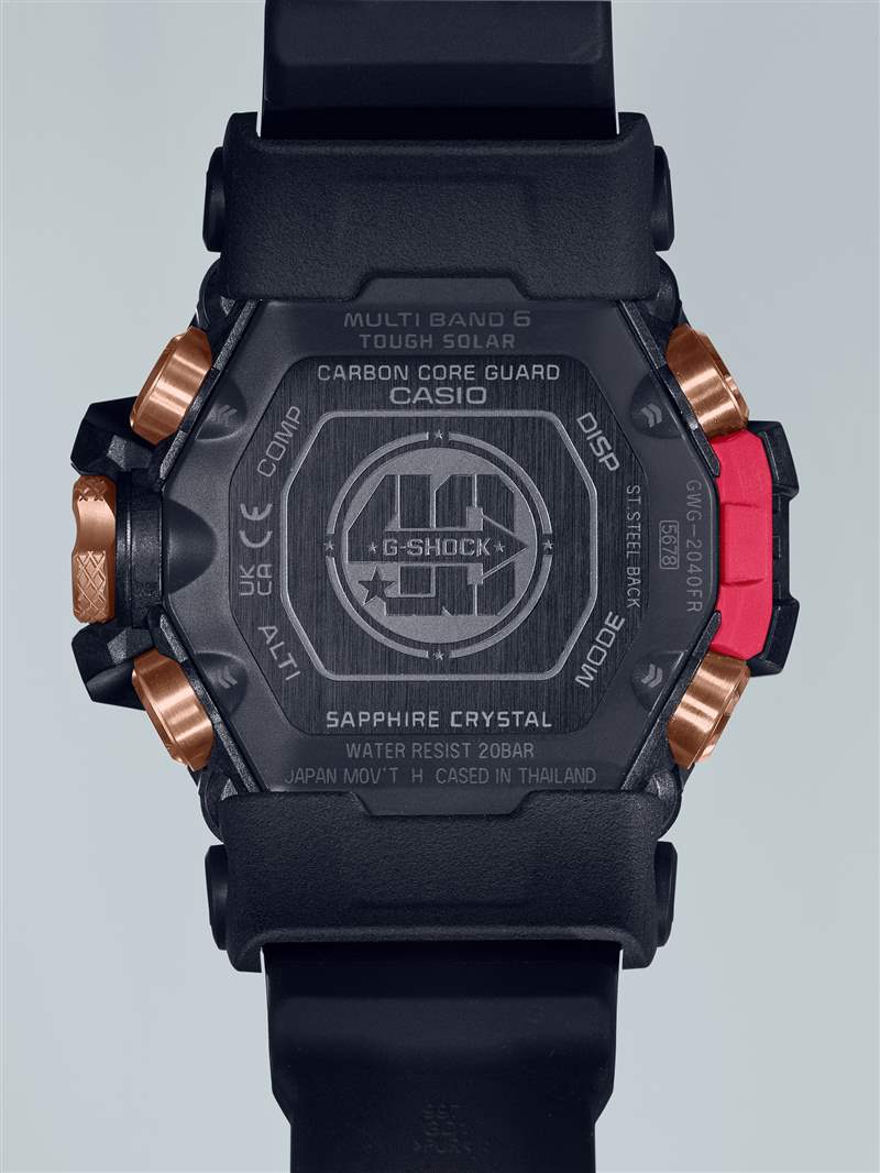 推出G-Shock 庆祝其成立 40 周年,发布了一些火红的手表和巧妙的雾霾-复刻表