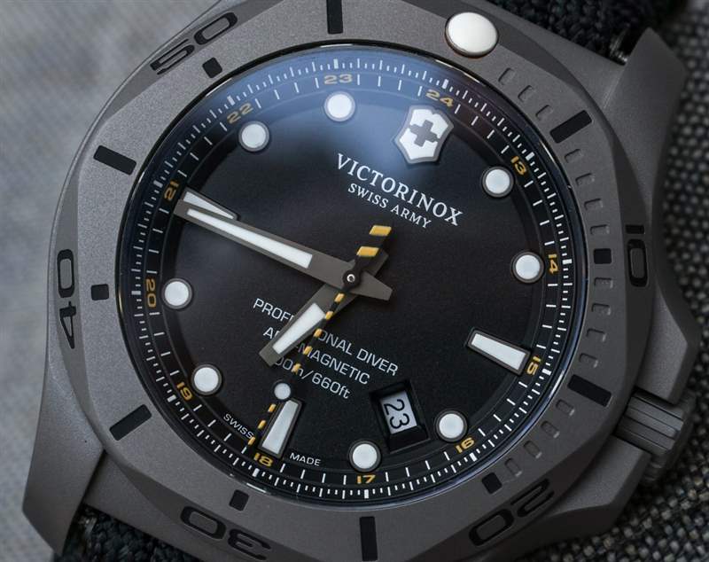 Victorinox 瑞士军 INOX 专业潜水员钛手表动手-复刻表