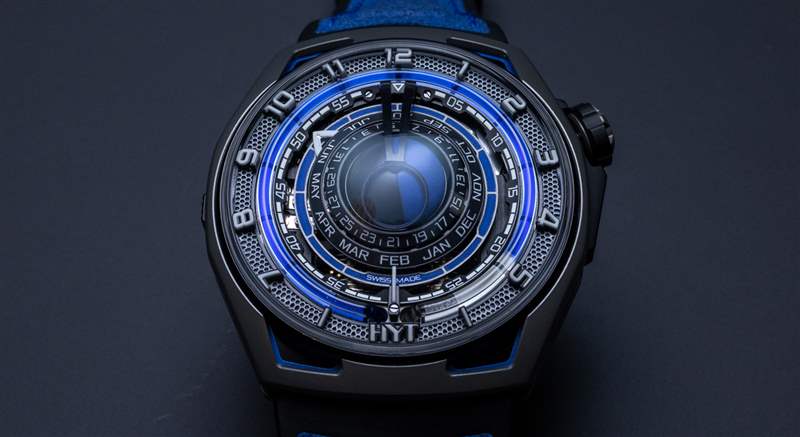 动手实践：HYT Moonrunner Supernova 蓝色手表-复刻表