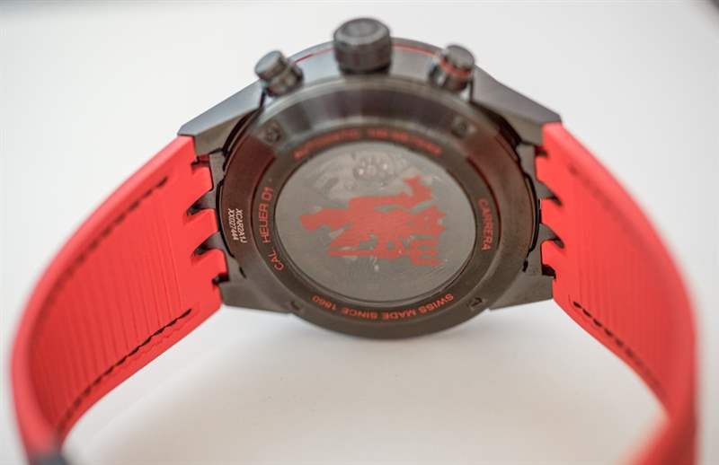 泰格豪雅 Carrera Heuer 01 Manchester United Red Devil 手表上手-复刻表