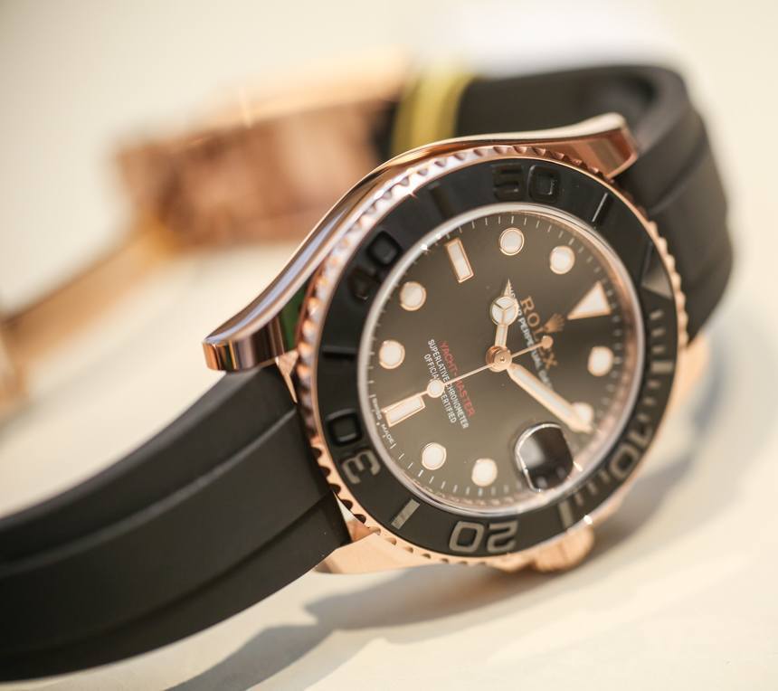 劳力士游艇名仕型116655和 268655永恒玫瑰金陶瓷腕表上手体验-复刻表