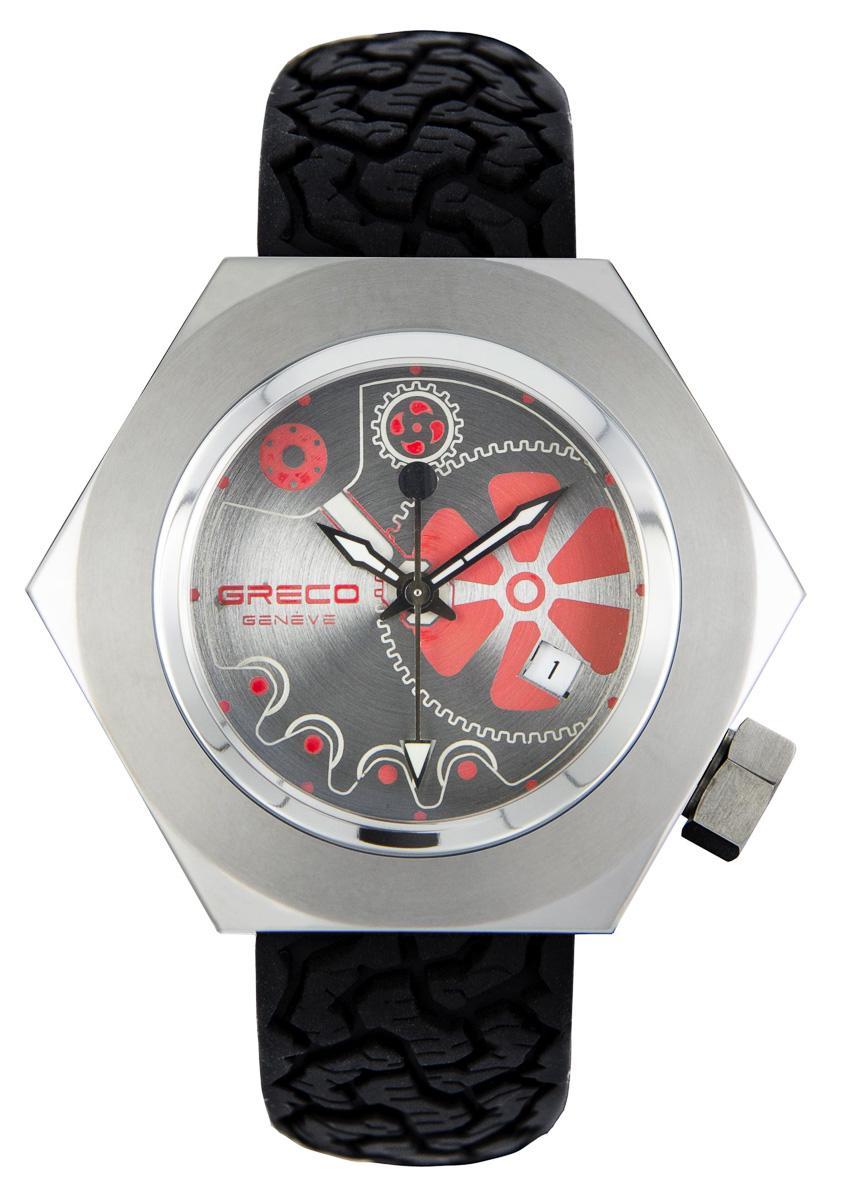 Greco六角螺母手表适用于真正的齿轮头-复刻表