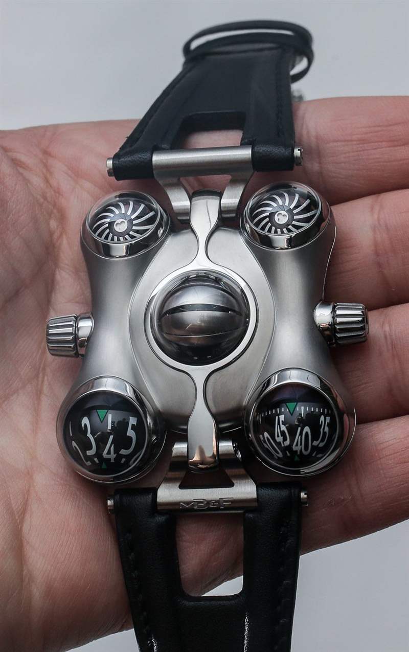 MB&F HM6太空海盗腕表上手亮相-复刻表