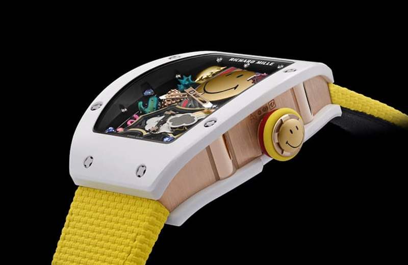 RICHARD MILLE RM 88 Smiley新手表登场黄色笑脸陀飞轮风靡全球-复刻表