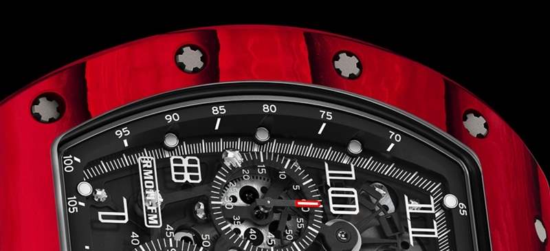 理查德米勒RM 011 RED TPT石英腕表-复刻表