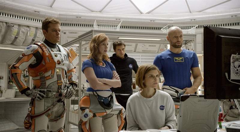 火星救援电影看点：马特·达蒙 (Matt Damon) 身着汉米尔顿卡其海军蓝BeLOWZERO-复刻表