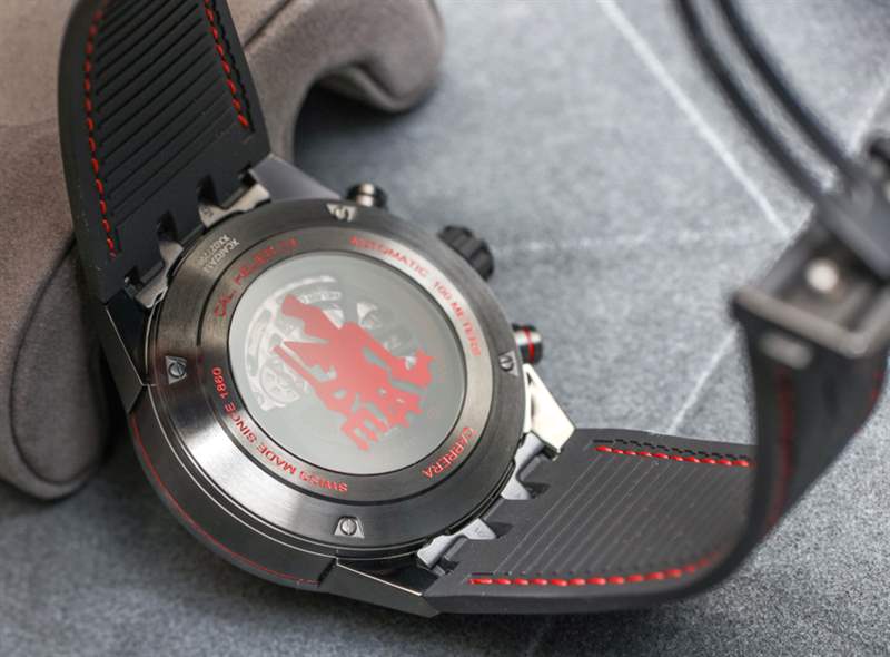 泰格豪雅 Carrera Heuer 01 Manchester United Red Devil 手表上手-复刻表