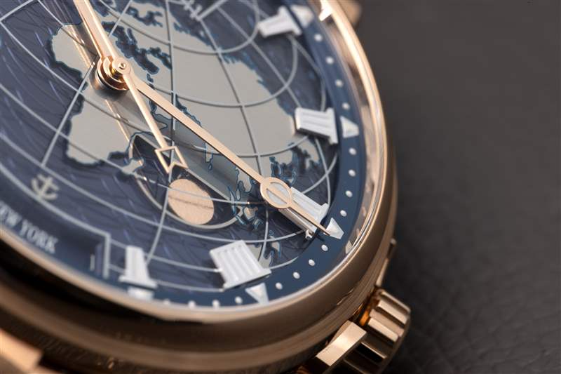 Breguet Marine Hora Mundi 表盘细节