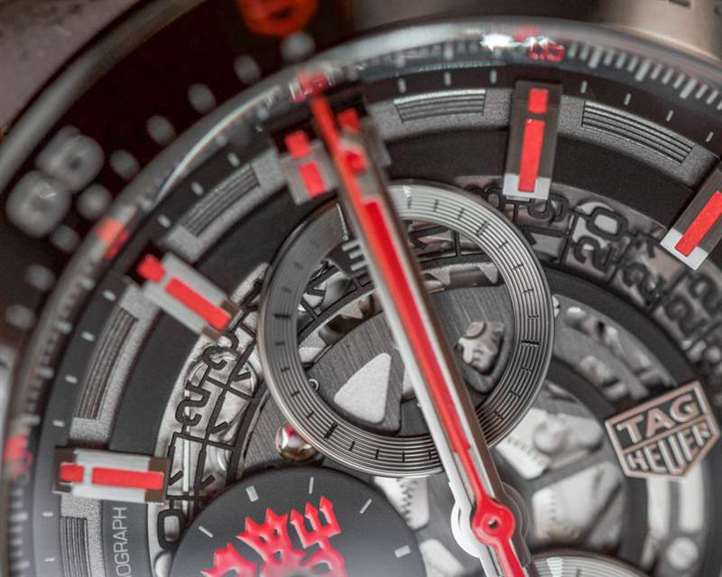 泰格豪雅 Carrera Heuer 01 Manchester United Red Devil 手表上手-复刻表