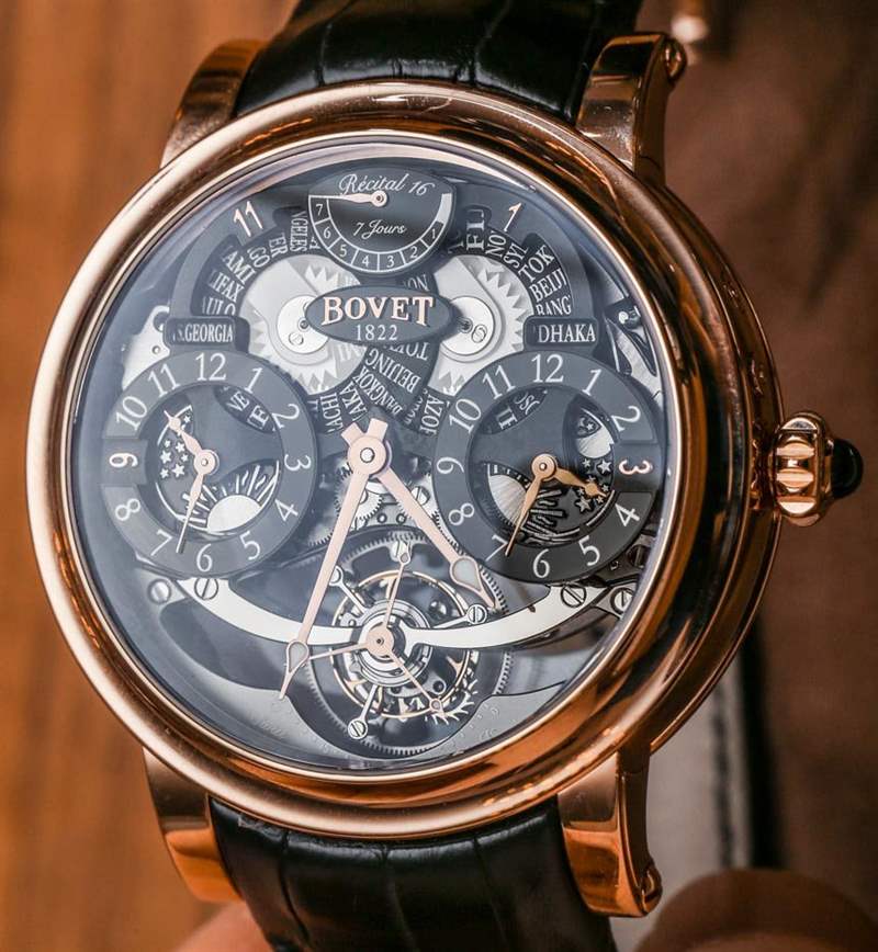 Bovet Recital 16三时区陀飞轮腕表上手体验-复刻表