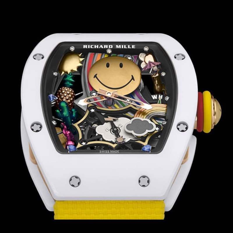 RICHARD MILLE RM 88 Smiley新手表登场黄色笑脸陀飞轮风靡全球-复刻表