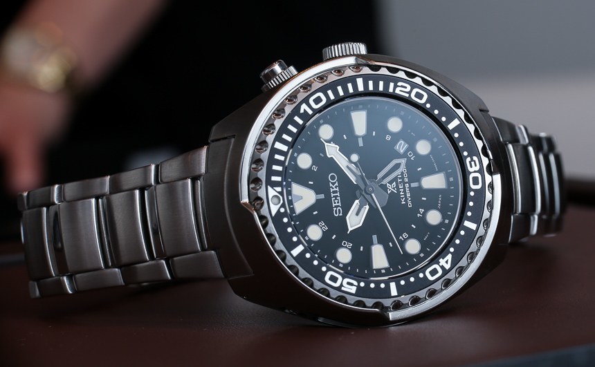 精工Prospex Kinetic GMT潜水员200米腕表上手体验-复刻表