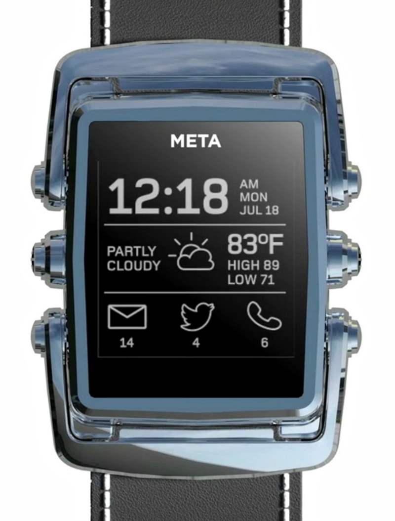 前Vertu豪华手机设计师加入MetaWatch开发Meta “Premium”智能手表-复刻表