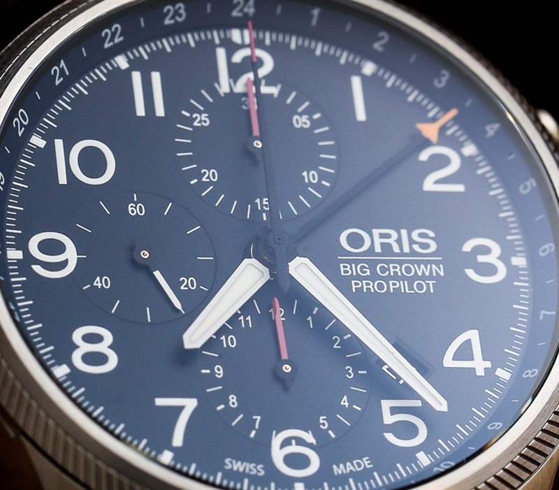 Oris Big Crown ProPilot计时码表格林尼治标准时间手表动手实践-复刻表