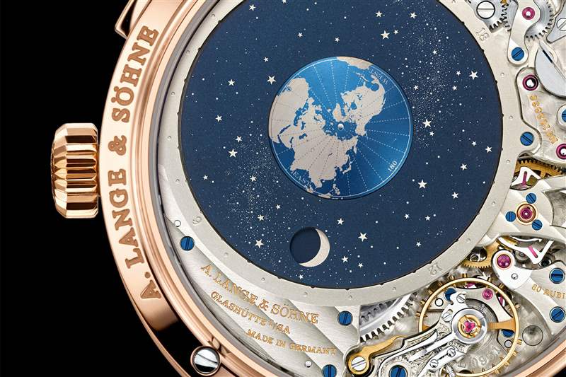 Lange & Söhne Richard Lange Perpetual Terraluna，后视图