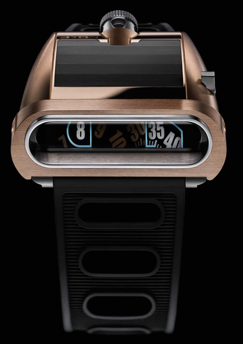MB&F HM5 RT腕表是金色的钟表驾驶机器-复刻表