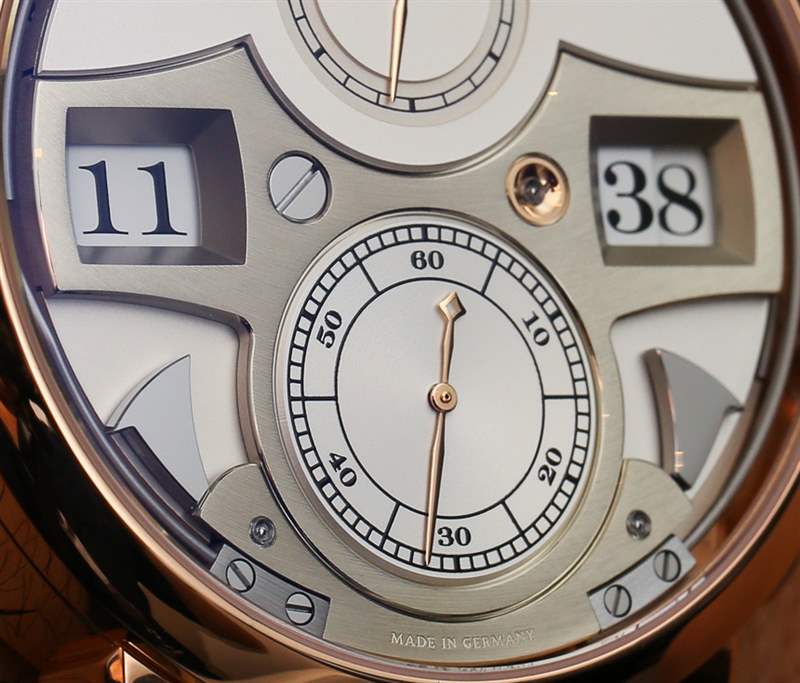 朗格Zeitwerk引人注目的玫瑰金腕表上手-复刻表