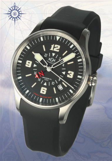 RGM North Pointer GMT watch 新款RGM北指针专业GMT 254手表-复刻表