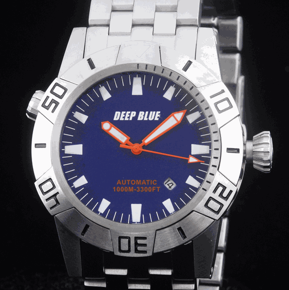 小众新潜水手表品牌Ocean7 LM-3蓝色手表-复刻表