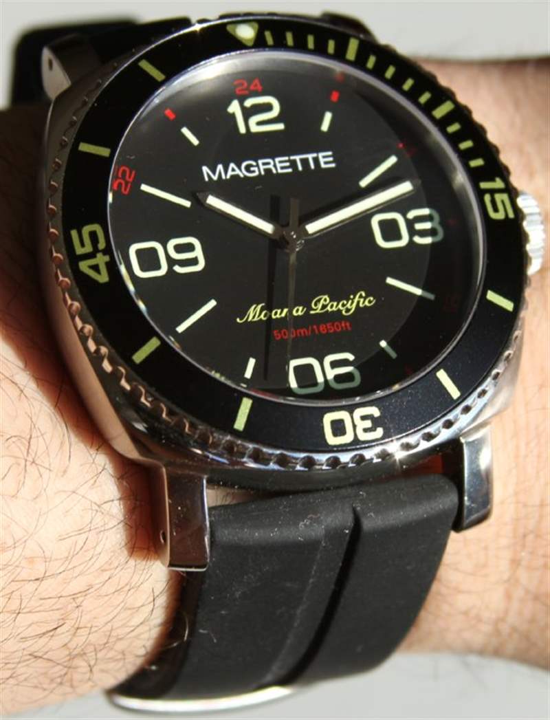 马格莱特Magrette莫阿纳太平洋潜水员手表-复刻表