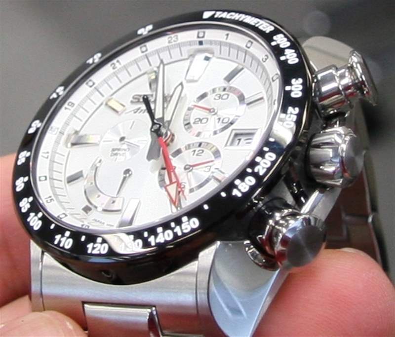 Seiko Ananta Spring Drive Chronograph white 搭载Spring Drive机芯的精工Ananta Spring深潜手表-复刻表