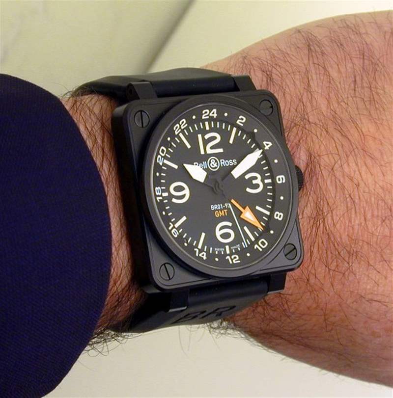 柏莱士BR-01 93 GMT自动多时区腕表-复刻表